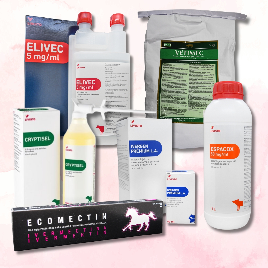 PARAZITAELLENES KÉSZÍTMÉNYEK