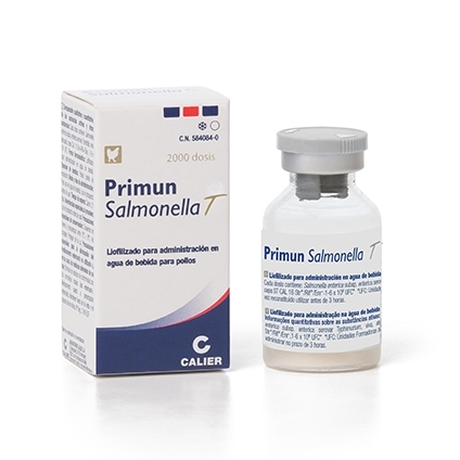 PRIMUN SALMONELLA T vakcina A.U.V. liofilizátum házityúkok számára ivóvízben történo használatra