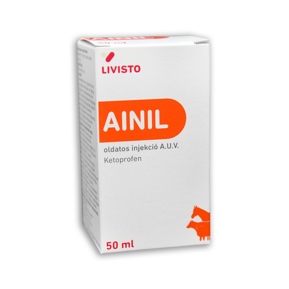 AINIL oldatos injekció A.U.V. szarvasmarha, ló részére