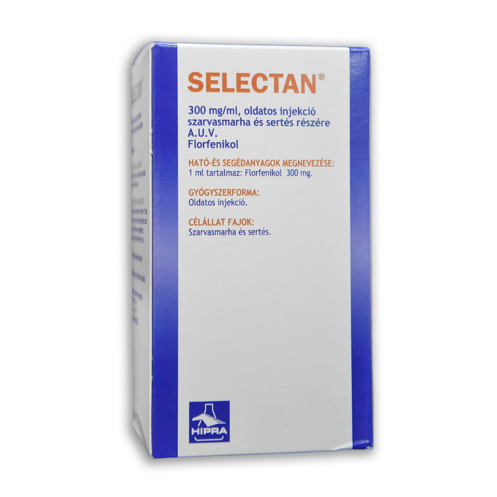 SELECTAN 300 mg/ml injekció szarvasmarha és sertések A.U.V.