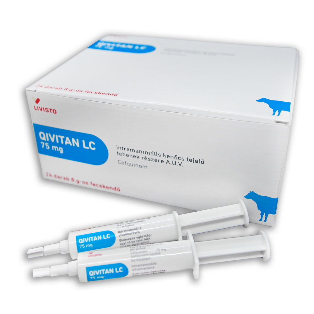 QIVITAN LC 75 mg intramammális kenőcs tejelő tehenek részére A.U.V.