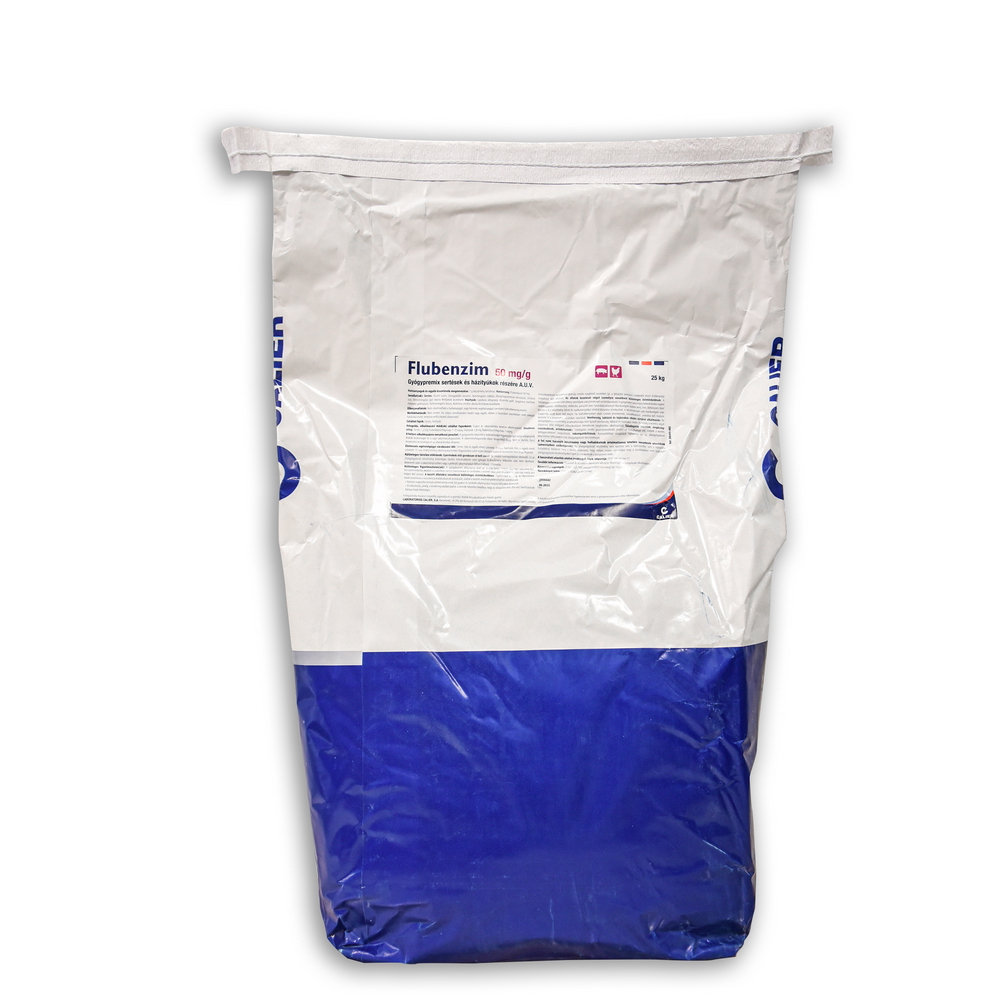 FLUBENZIM 50 mg/g gyógypremix sertések és házityúkok részére A.U.V.